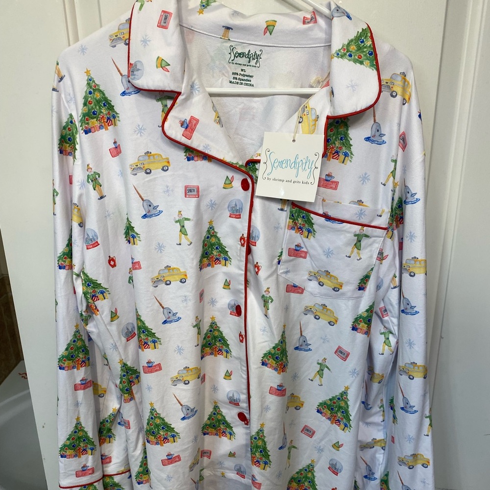 Women’s Elf Christmas pajama set